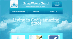 Desktop Screenshot of livingwaterschurch.net